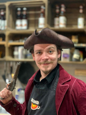staff at halloween